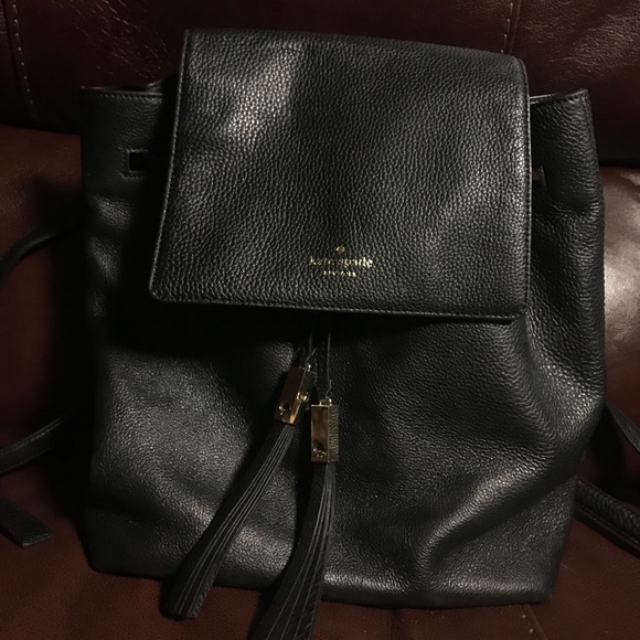 Kate Spade Black Bucket Bag Backpack